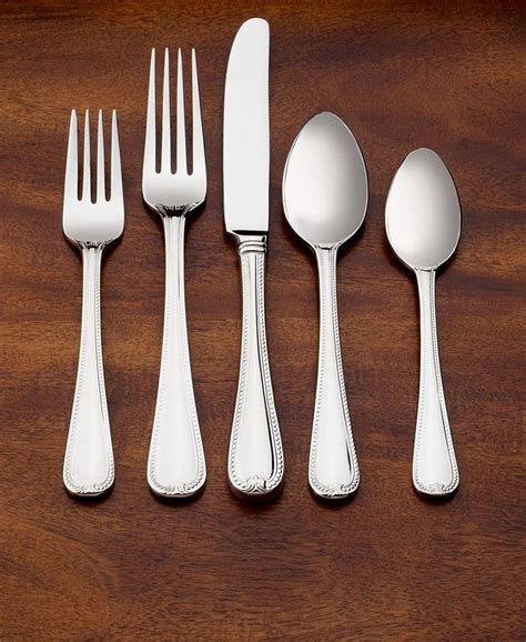 Shop a variety of luxe classic and modern flatware. . Macys silverware